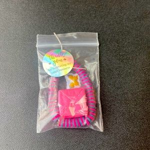 Golden star charm candy and sticker